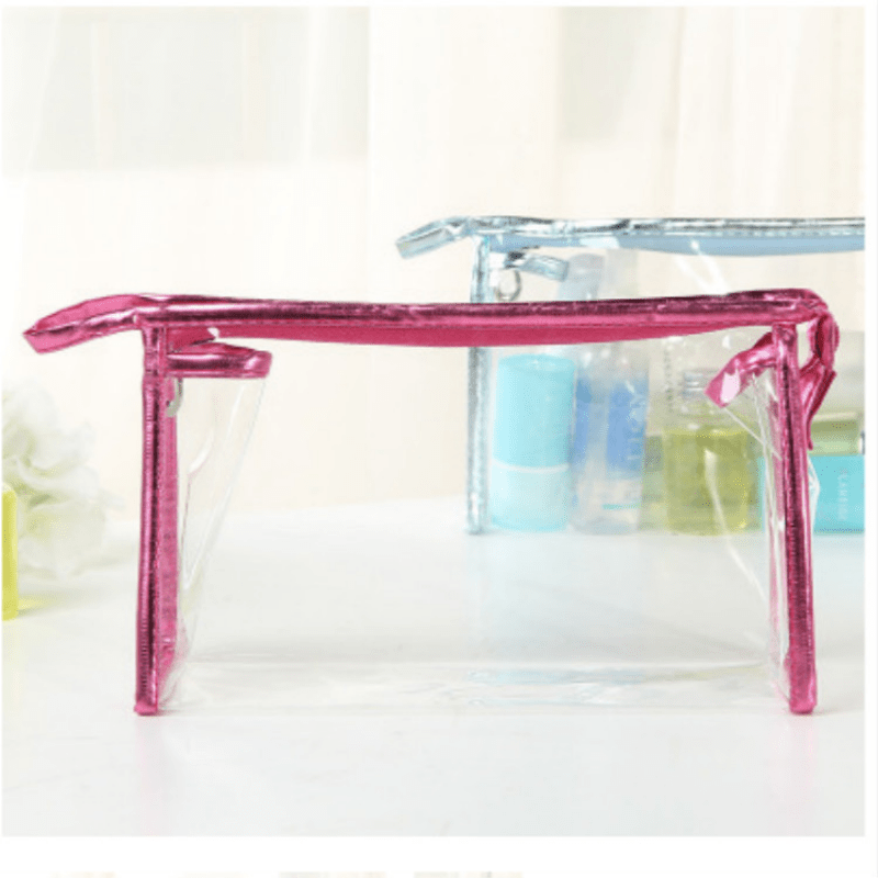 Transparent Portable Cosmetic Bag Storage Bag Travel Toiletry Bag