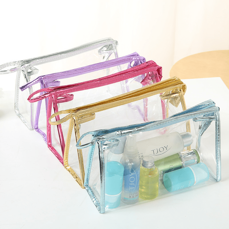 Transparent Portable Cosmetic Bag Storage Bag Travel Toiletry Bag
