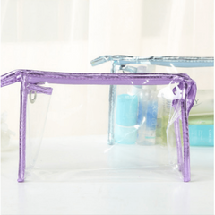 Transparent Portable Cosmetic Bag Storage Bag Travel Toiletry Bag