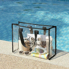 Transparent PVC Swimming Bag Waterproof Beach Bag Portable Travel Storage
