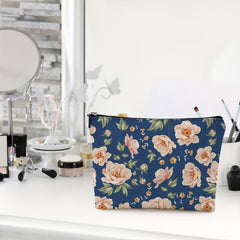 Floral Pattern Cosmetic Bag Makeup Bag Toiletry Bag for Women Travel