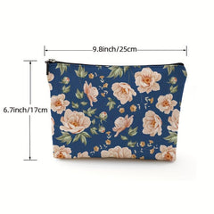 Floral Pattern Cosmetic Bag Makeup Bag Toiletry Bag for Women Travel