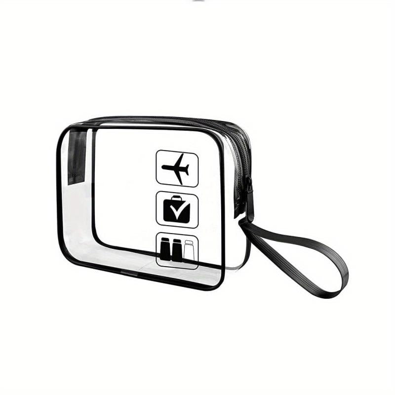 Portable Transparent Cosmetic Bag Outdoor Toiletry Bag
