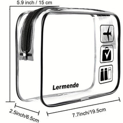 Portable Transparent Cosmetic Bag Outdoor Toiletry Bag