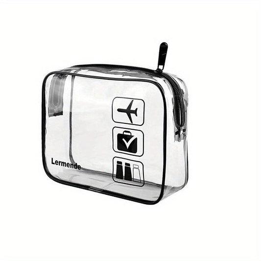 Portable Transparent Cosmetic Bag Outdoor Toiletry Bag