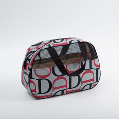 Letter Pattern Wash Bag Travel Bag Cosmetics Storage Handbag