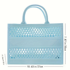 Large Capacity Beach Bag Hollow Out Toiletry Storage Bag