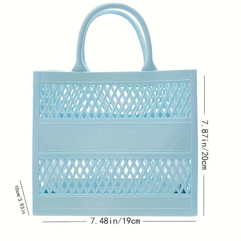 Large Capacity Beach Bag Hollow Out Toiletry Storage Bag