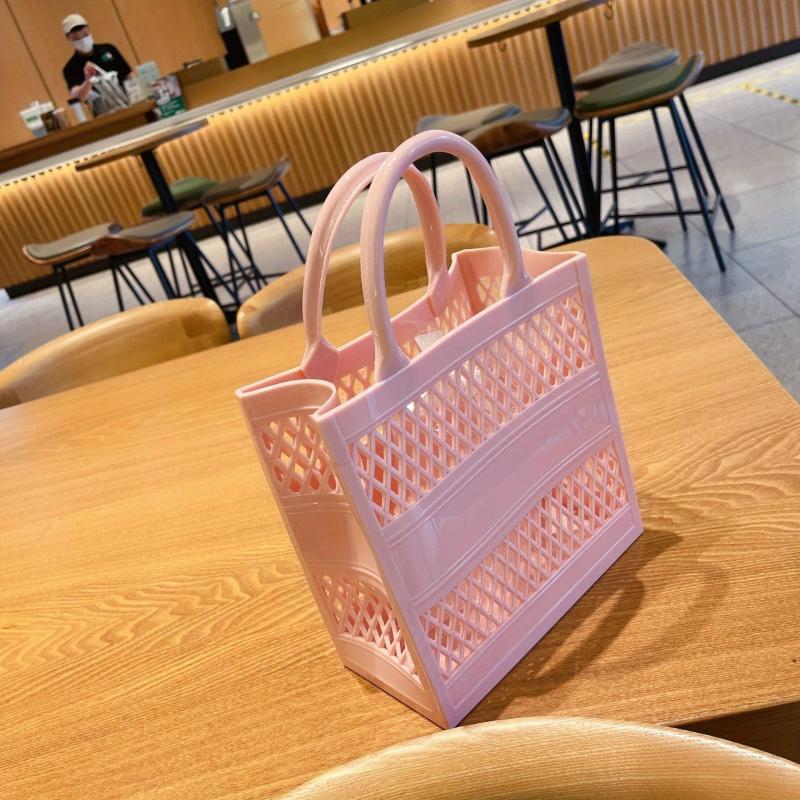 Large Capacity Beach Bag Hollow Out Toiletry Storage Bag