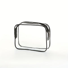 Transparent PVC Travel Toiletry Bag Cosmetics Bag Portable Storage