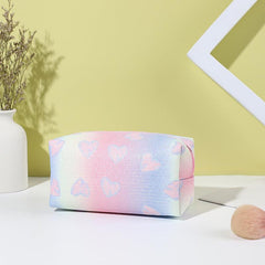 Glitter Love Toiletry Bag Portable Cosmetics Wash Travel Storage Bag