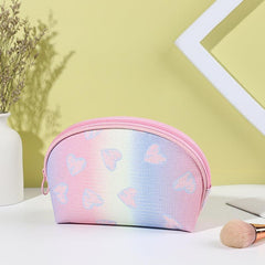 Glitter Love Toiletry Bag Portable Cosmetics Wash Travel Storage Bag