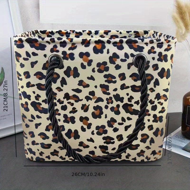 Leopard Print Toiletry Bag Large Capacity Storage Bag