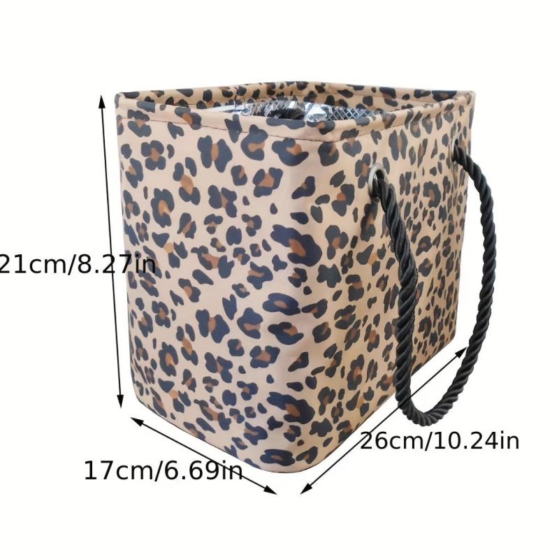 Leopard Print Toiletry Bag Large Capacity Storage Bag