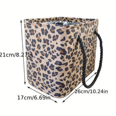 Leopard Print Toiletry Bag Large Capacity Storage Bag