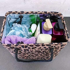 Leopard Print Toiletry Bag Large Capacity Storage Bag