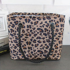 Leopard Print Toiletry Bag Large Capacity Storage Bag