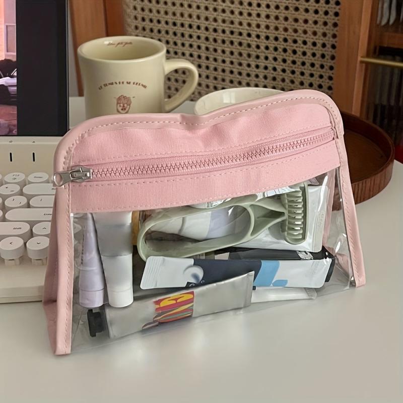 Pink Travel Storage Bag Waterproof Cosmetics Bag
