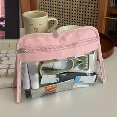 Pink Travel Storage Bag Waterproof Cosmetics Bag