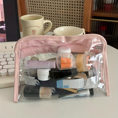 Pink Travel Storage Bag Waterproof Cosmetics Bag