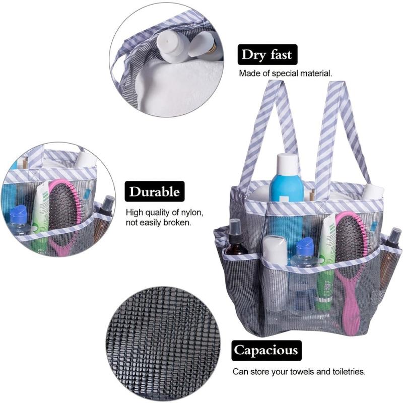 8-Pocket Portable Tote Bag for Camp Gym