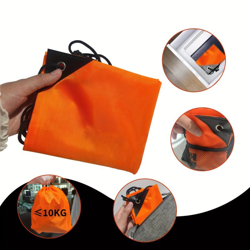 Polyester Drawstring Backpack Lightweight Foldable Storage Bag