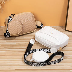 Quilted Shoulder Bag With Coin Purse Women's Small Crossbody Bag