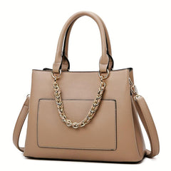 Metal Chain Large Capacity Handbags Set Women's Purse Sets