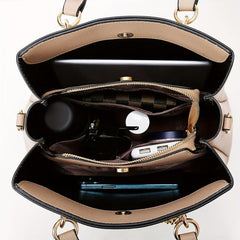 Metal Chain Large Capacity Handbags Set Women's Purse Sets