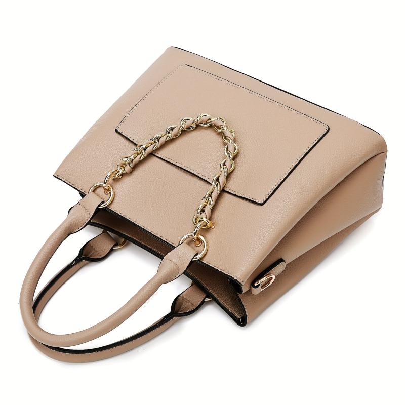Metal Chain Large Capacity Handbags Set Women's Purse Sets