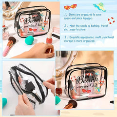 Waterproof Transparent Cosmetic Bag Portable Travel Storage Bag