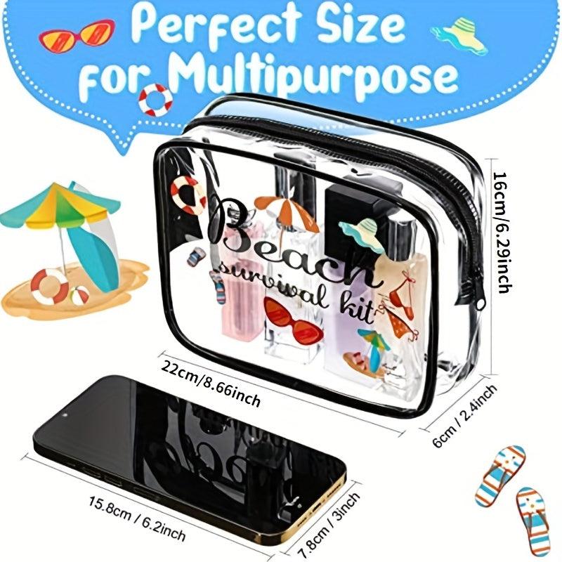 Waterproof Transparent Cosmetic Bag Portable Travel Storage Bag