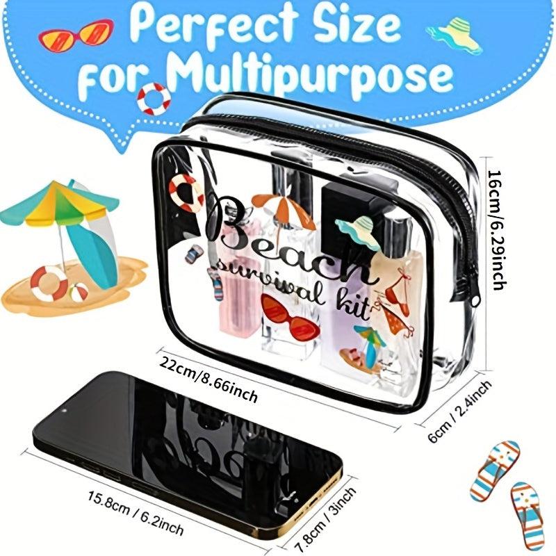 Waterproof Transparent Cosmetic Bag Portable Travel Storage Bag