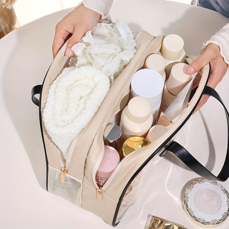 Large Capacity Waterproof PVC Cosmetic Bag for Women