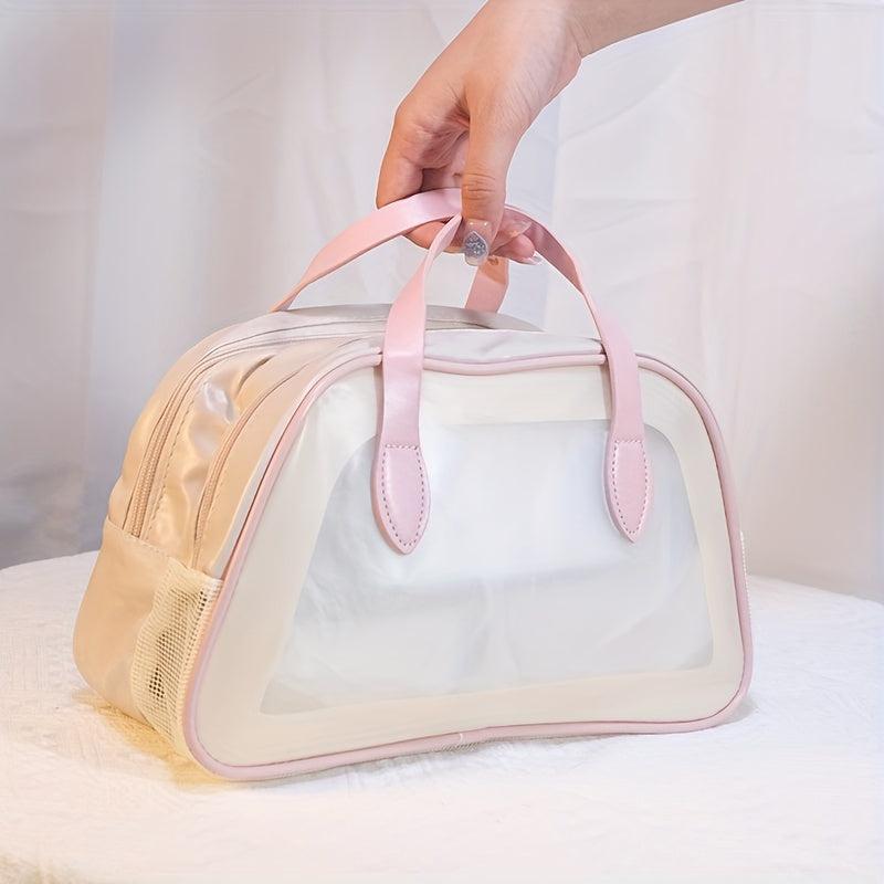 Large Capacity Waterproof PVC Cosmetic Bag for Women