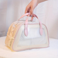 Large Capacity Waterproof PVC Cosmetic Bag for Women