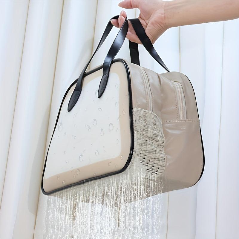 Large Capacity Waterproof PVC Cosmetic Bag for Women