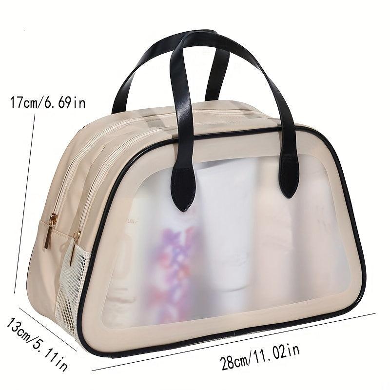 Large Capacity Waterproof PVC Cosmetic Bag for Women
