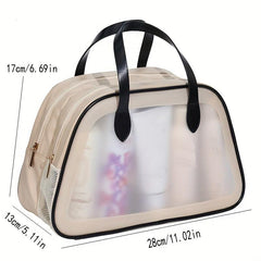 Large Capacity Waterproof PVC Cosmetic Bag for Women