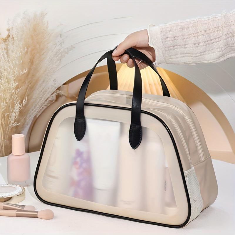 Large Capacity Waterproof PVC Cosmetic Bag for Women