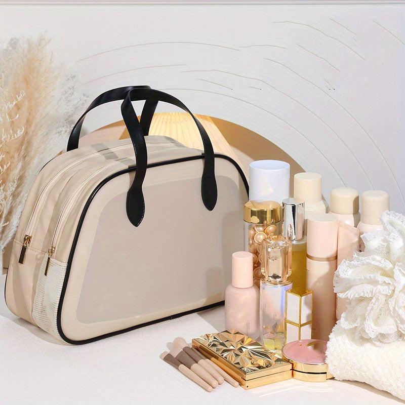 Large Capacity Waterproof PVC Cosmetic Bag for Women