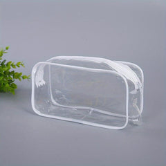 Outdoor PVC Cosmetic Bag Transparent Toiletry Waterproof Travel Storage