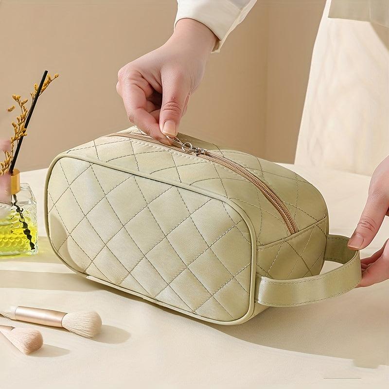 Multifunctional Rhombus Cosmetics Bag Large Capacity Waterproof Storage Bag
