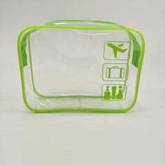 Clear Travel Zipper Toiletry Bag Cosmetic Pouch Storage Bag