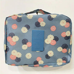 Portable Flower Cosmetics Bag Travel Toiletry Bag Waterproof