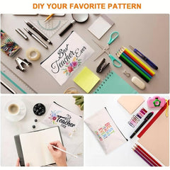 5pcs Canvas Zipper Pouch Wallet For Crafts DIY Pattern Bag Coin Purse