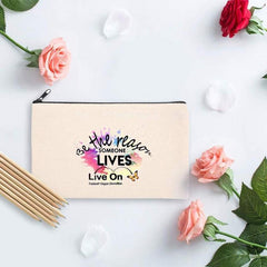 5pcs Canvas Zipper Pouch Wallet For Crafts DIY Pattern Bag Coin Purse