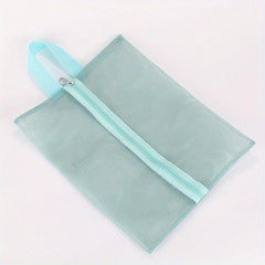 Transparent Portable Mesh Beach Bag for Swimming Traveling Bath Storage Bag