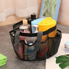 Transparent Portable Mesh Beach Bag for Swimming Traveling Bath Storage Bag