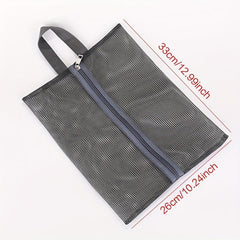 Transparent Portable Mesh Beach Bag for Swimming Traveling Bath Storage Bag